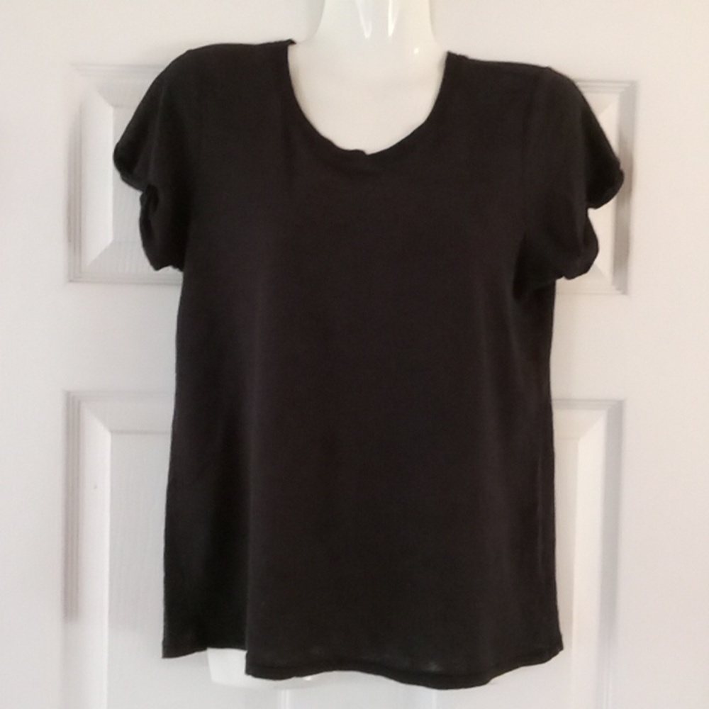 Nation Ltd Black Cotton Tee